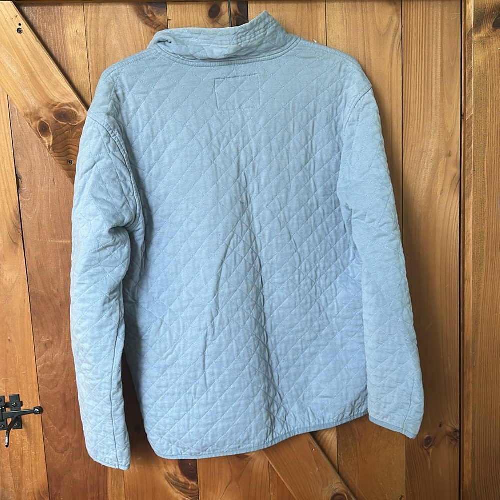Blue Quilted Rock Monkey Pullover - image 5